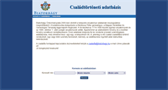 Desktop Screenshot of csaladfa.biatorbagy.hu